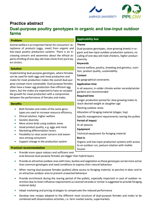 PPILOW (@ppilowh2020) on Twitter photo PPILOW project presents 2nd Practice Abstracts on OFP (PA2) 🌿
"Dual-purpose poultry genotypes in organic and low-input outdoor farms"🐔🧬
🔎Read it here👇
organic-farmknowledge.org/tool/53700
<a href="/farm_knowledge/">Organic Farm Knowledge</a> PPILOW project presents 2nd Practice Abstracts on OFP (PA2) 🌿
"Dual-purpose poultry genotypes in organic and low-input outdoor farms"🐔🧬
🔎Read it here👇
organic-farmknowledge.org/tool/53700
<a href="/farm_knowledge/">Organic Farm Knowledge</a>