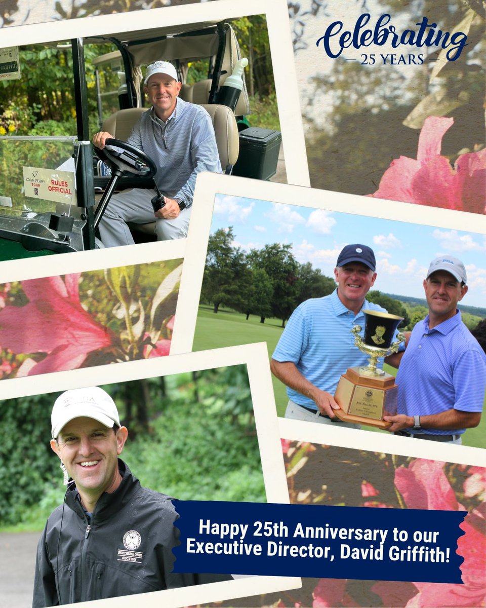 NOhioPGA's tweet image. 25 Years &amp;amp; Counting! 🎉 

Join us in celebrating David Griffith’s 25-year anniversary with the Northern Ohio PGA! 

Do you have a favorite memory of David? Drop it in the comments and help us celebrate his milestone! ⛳️

#25years #helovesthisgame