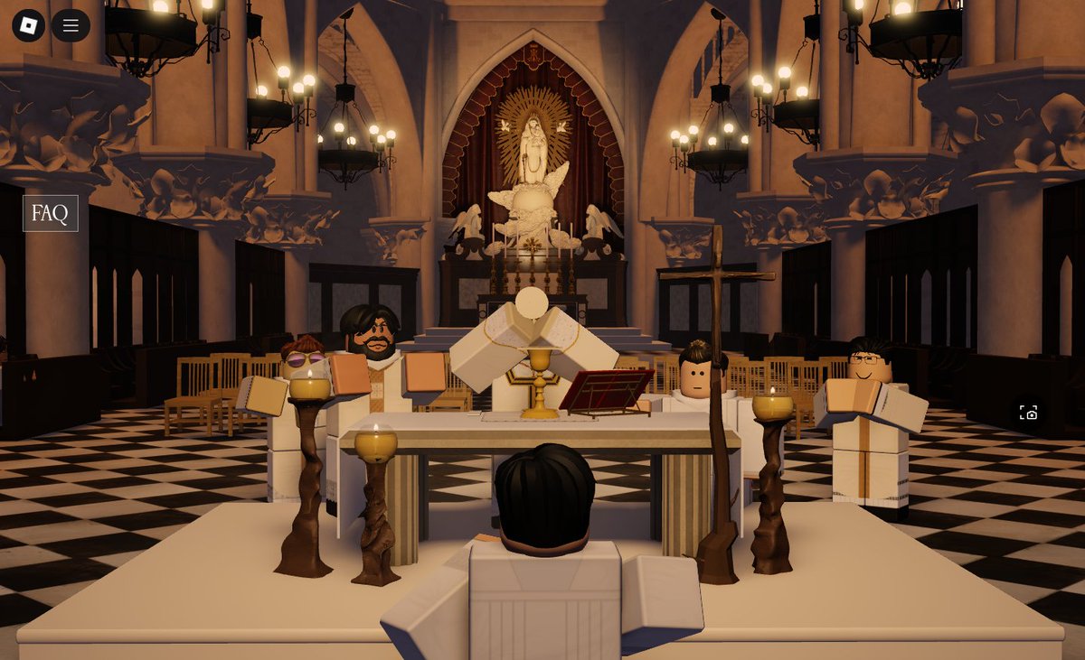 GabrieleFerrer's tweet photo. Presided over my first ordination as archbishop of Roblox. We congratulate the Indonesian Community for the establishment of their own Vicariate with Fr. Benedetto Shawn Pio as their vicar forane.

#AoRobloxCatholic #MarshBishop https://t.co/F22y0G5xrC