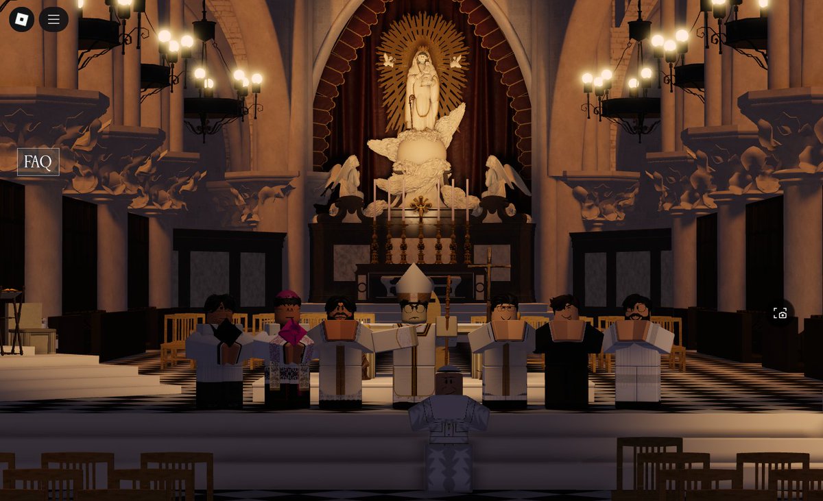 GabrieleFerrer's tweet photo. Presided over my first ordination as archbishop of Roblox. We congratulate the Indonesian Community for the establishment of their own Vicariate with Fr. Benedetto Shawn Pio as their vicar forane.

#AoRobloxCatholic #MarshBishop https://t.co/F22y0G5xrC