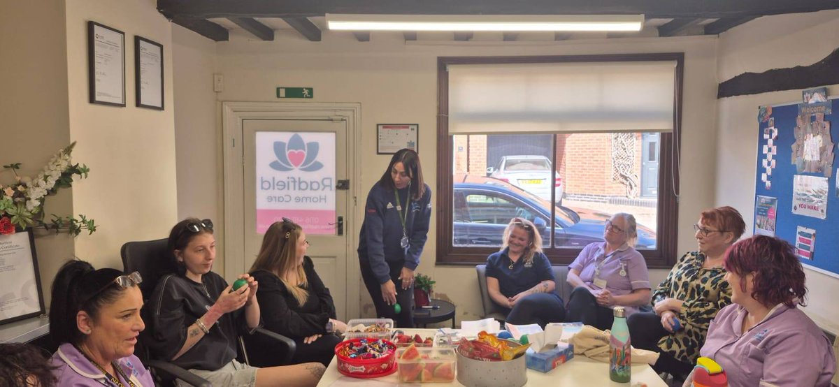 Thank you Radfield Home Care for inviting us to your staff meeting to share how to support patients to be more active! Even a small amount of physical activity can make a big difference to a persons quality of life, improving mobility, independence and reducing the risk of falls.