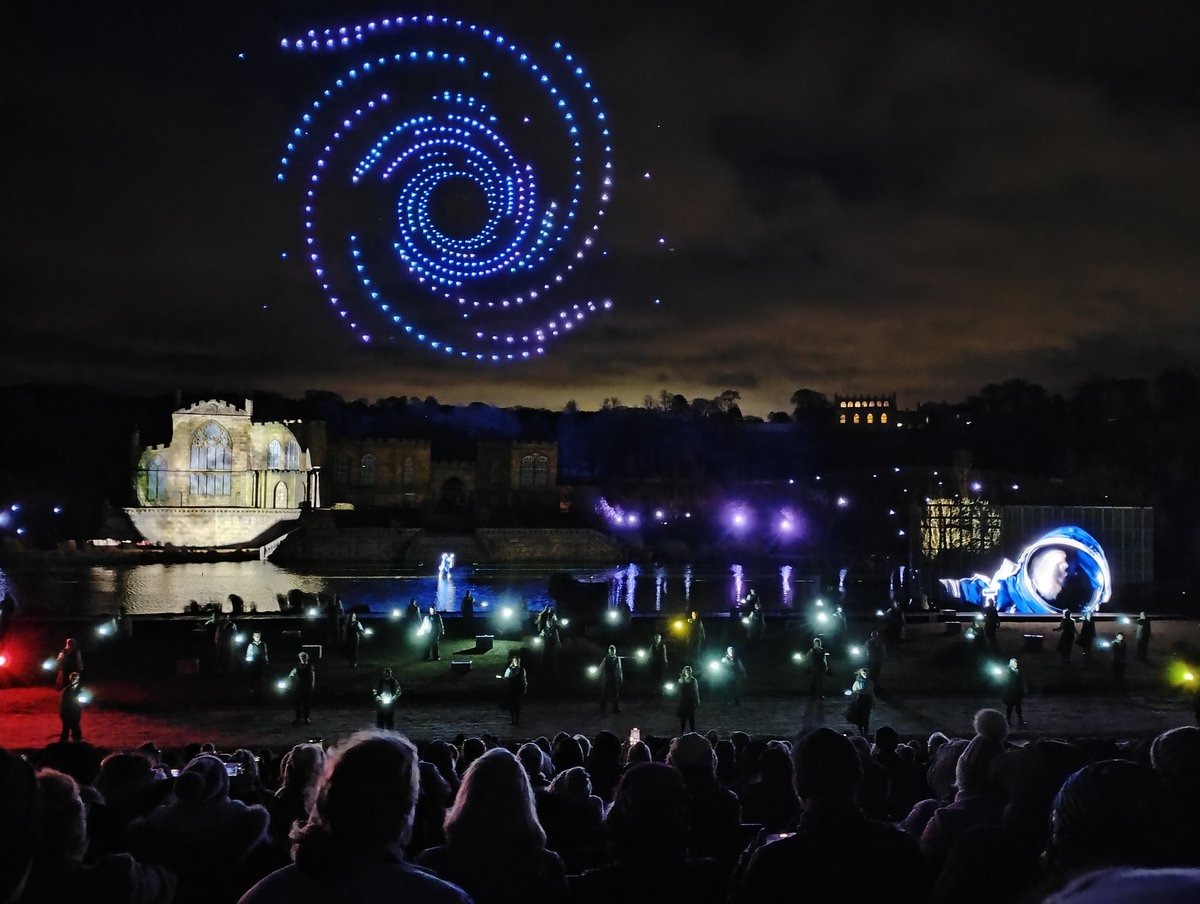 lightbox_n's tweet photo. What an incredible evening! @sdrfestival finally launched over the weekend to a packed-out crowd in Bishop Auckland. Congratulations to fest director Niccy Hallifax &amp; the team, @ImitatingtheDog @Skymagicdrones the choir Infant Hercules &amp; all the brilliant local performers 💥 https://t.co/ZHdogwTL3W