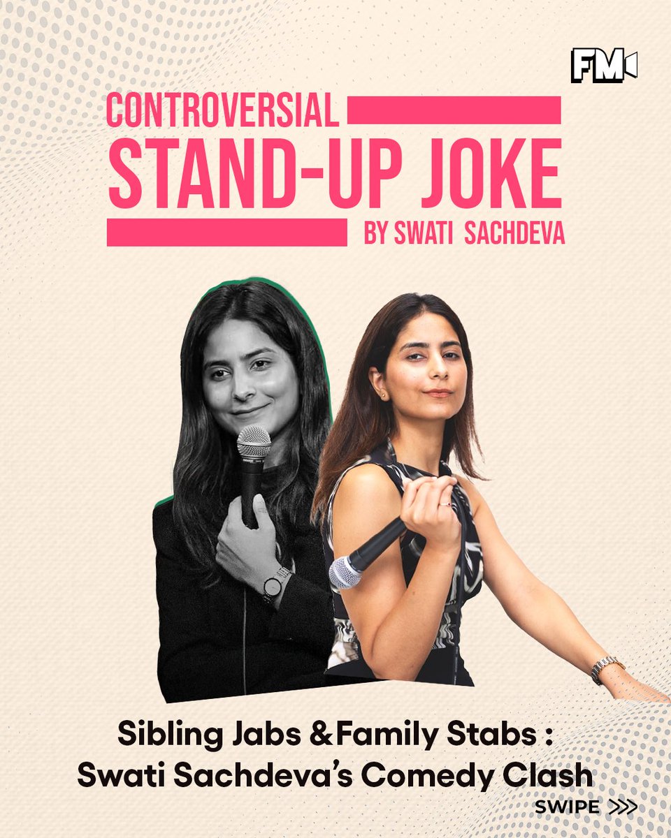 filmoreindia's tweet photo. After controversial remark over mother and daughter relationship, Stand-up comedian Swati Sachdeva now defamed the relationship between brother and sister.

#SwatiSachdeva #viral 
#trending #filmore https://t.co/CchXPB6iMF