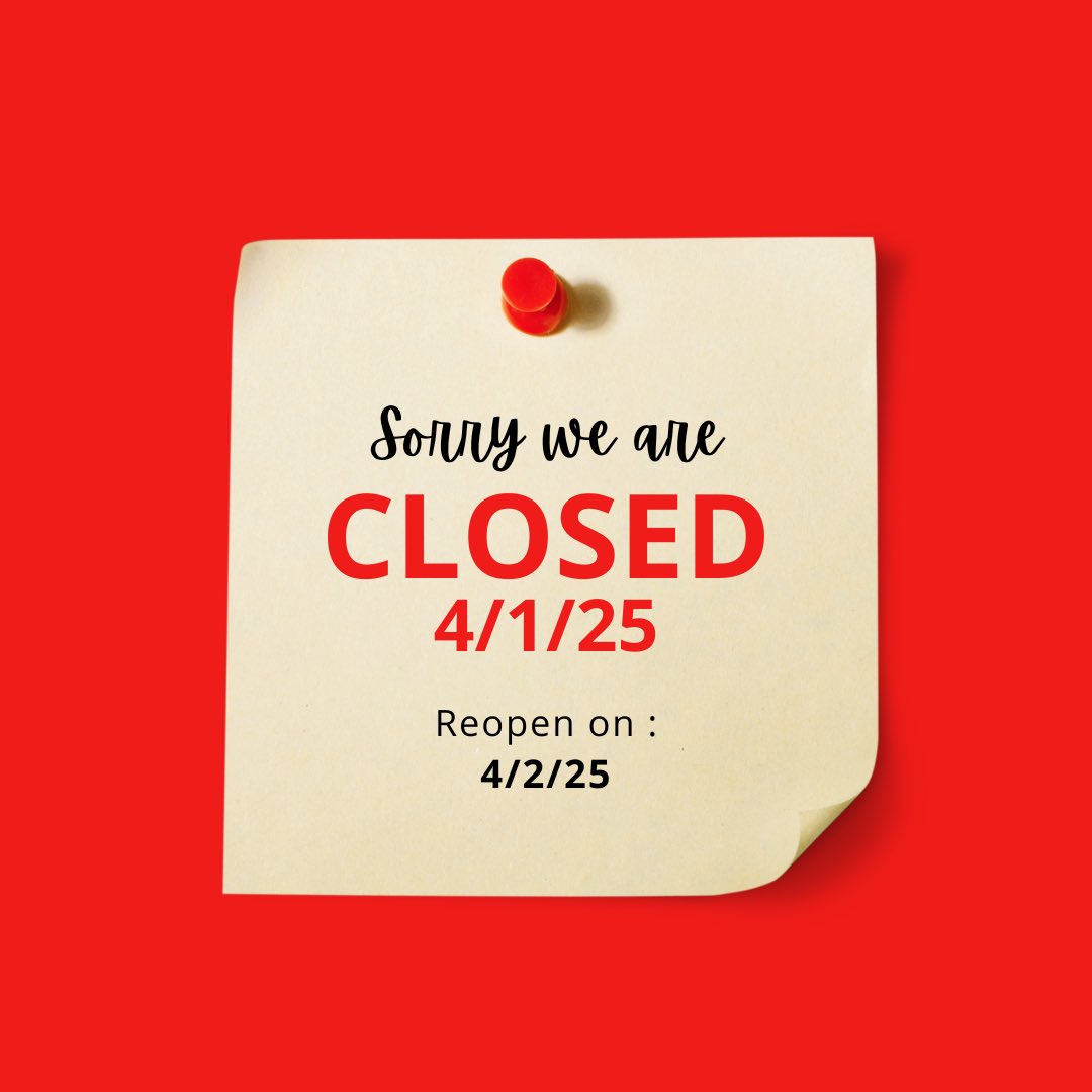We are closed today for our annual inventory count. Please leave us a message and we will respond to you tomorrow.