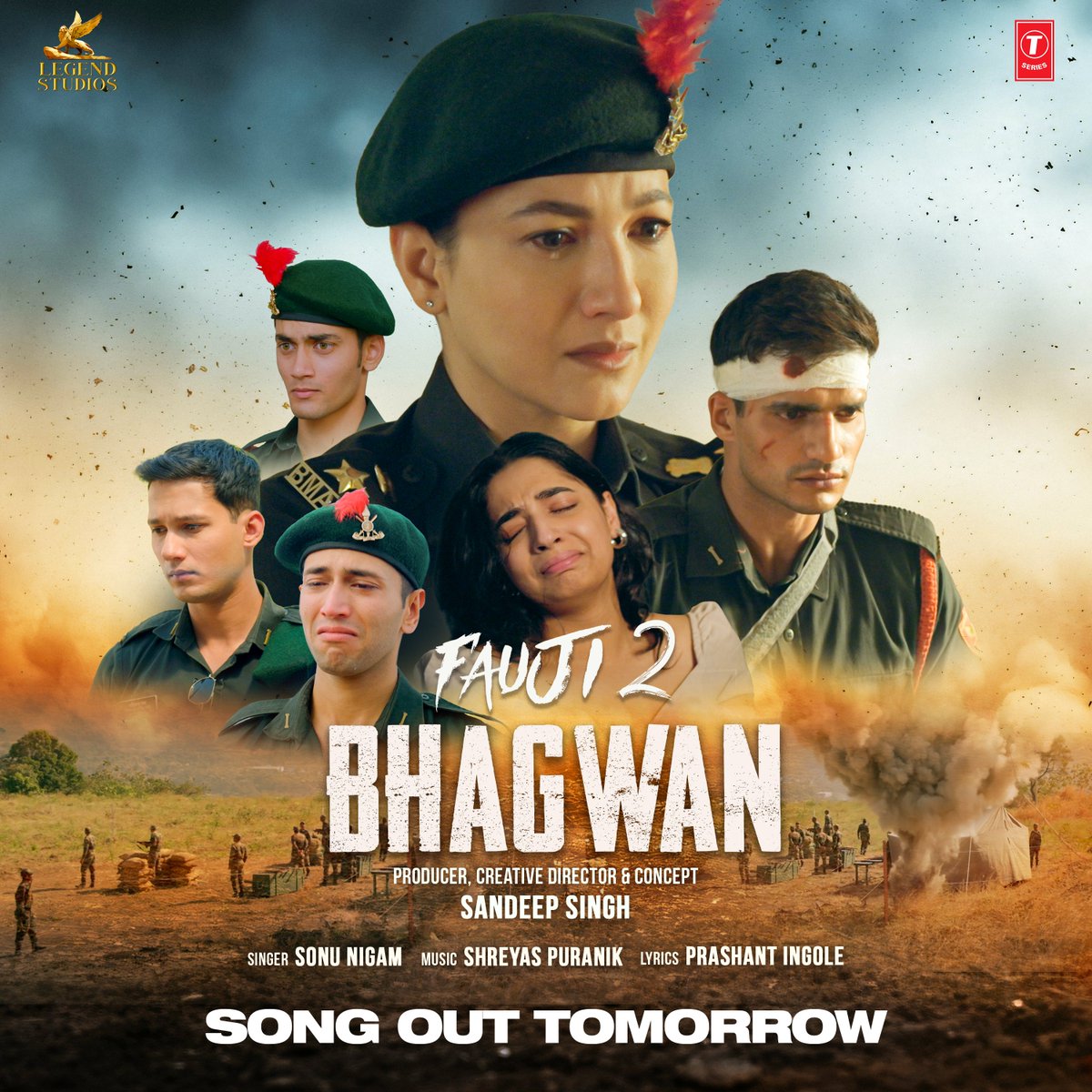T-Series (@tseries) on Twitter photo Bhagwan a song of faith, sacrifice and patriotism!
#Bhagwan song out tomorrow!
#BhushanKumar @Tseries #Tseries
#SonuNigam <a href="/thisissandeeps/">Sandeep Singh</a> <a href="/shreyaspuranik/">Shreyas Puranik</a> #prashantingole <a href="/GAUAHAR_KHAN/">Gauahar Khan</a> <a href="/jainvick/">Vicky Jain</a> #ZafarMehdi #DurgeshRRajbhatt <a href="/tosiefshaikh/">Tosief Shaikh</a> #AashishBharadwaj #UtkarshKohli Bhagwan a song of faith, sacrifice and patriotism!
#Bhagwan song out tomorrow!
#BhushanKumar @Tseries #Tseries
#SonuNigam <a href="/thisissandeeps/">Sandeep Singh</a> <a href="/shreyaspuranik/">Shreyas Puranik</a> #prashantingole <a href="/GAUAHAR_KHAN/">Gauahar Khan</a> <a href="/jainvick/">Vicky Jain</a> #ZafarMehdi #DurgeshRRajbhatt <a href="/tosiefshaikh/">Tosief Shaikh</a> #AashishBharadwaj #UtkarshKohli