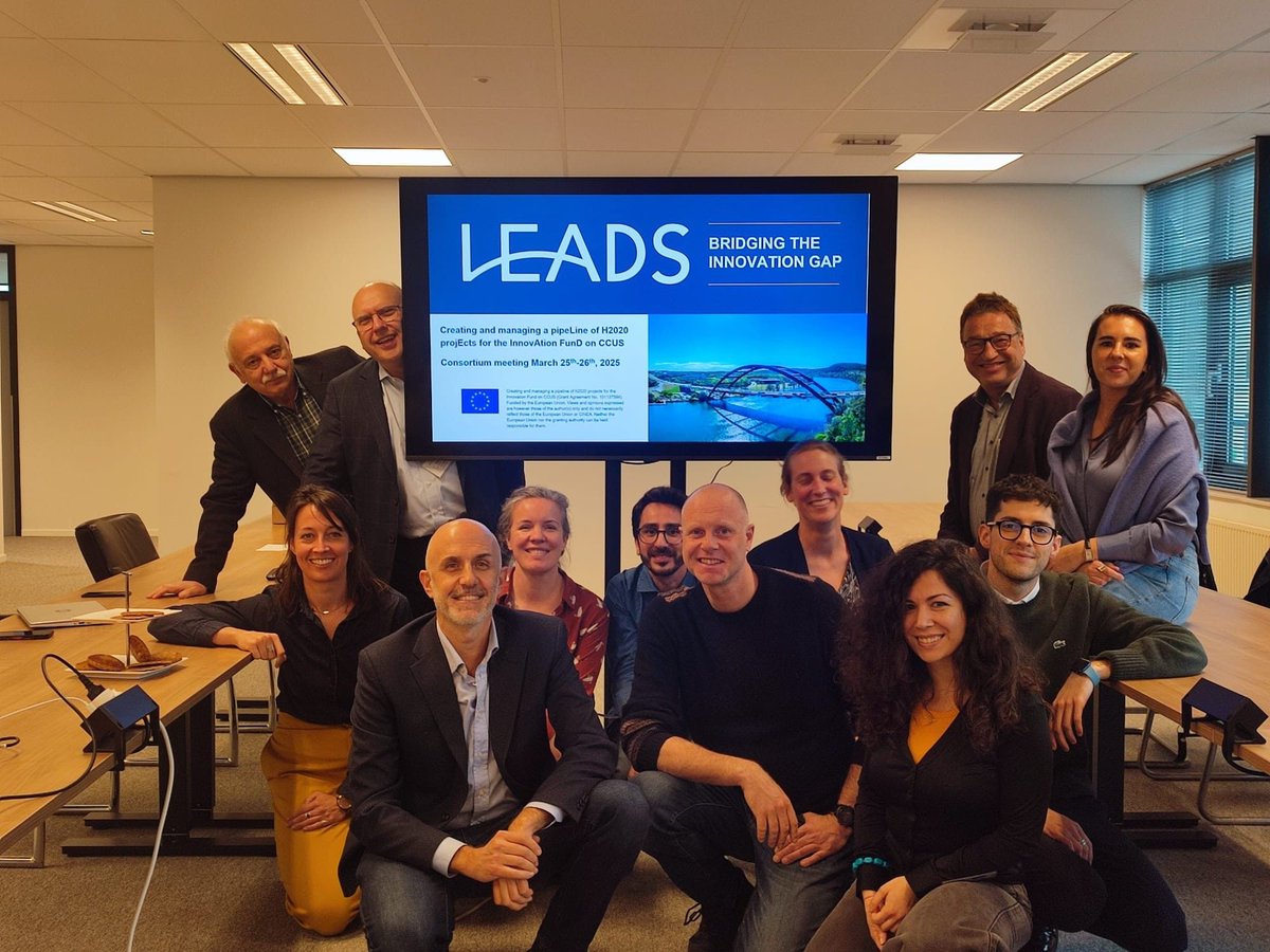 #LEADS ha l'ambizioso scopo di accelerare il percorso verso l’obiettivo dell’Unione Europea di diventare il primo continente a #zeroemissioni nette entro il 2050. La scorsa settimana il consorzio si è incontrato per discutere risultati e progressi! #ccus #innovation