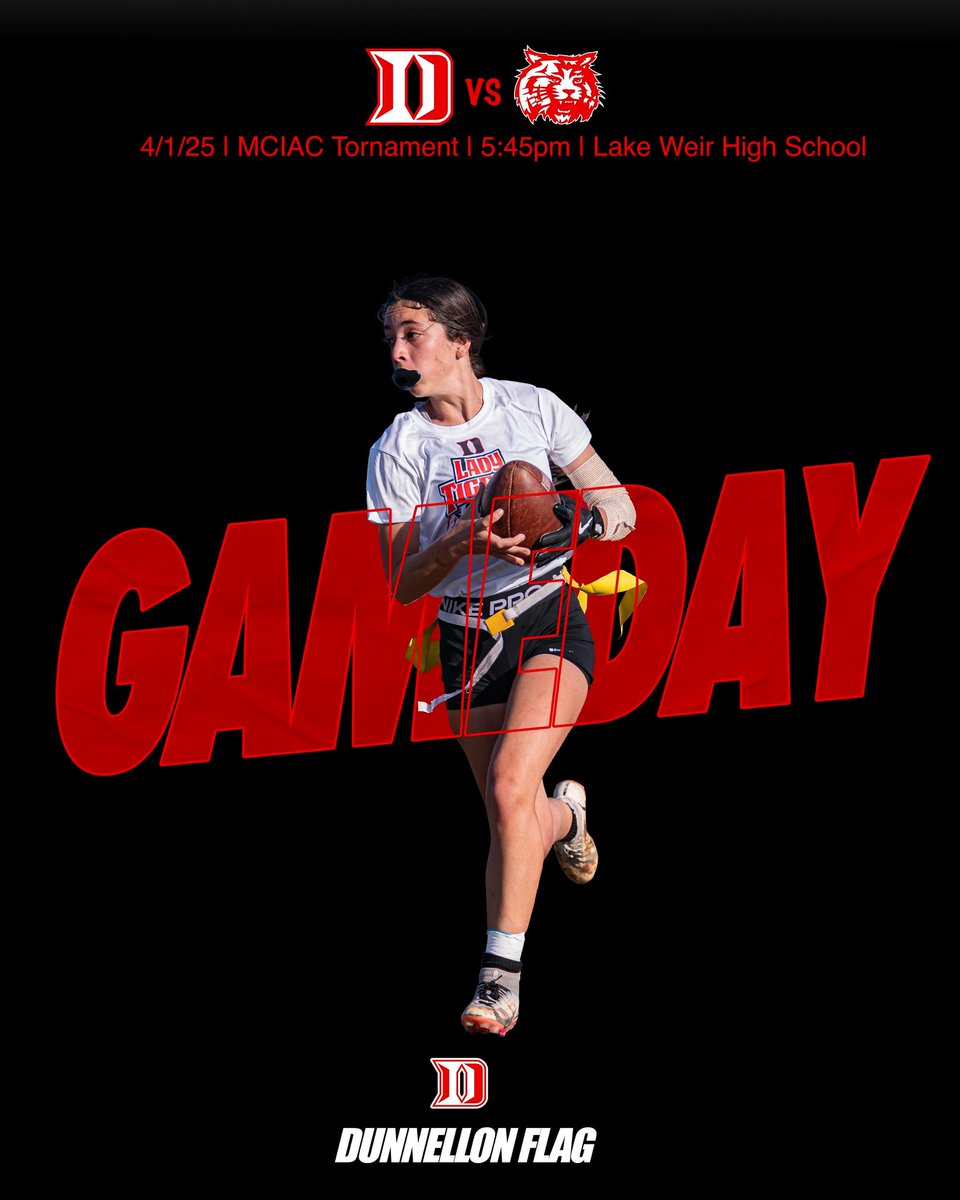 Dunnellon High School Flag Football (@dunnellonflagfb) on Twitter photo See you at Lake Weir High School as your Tigers take on Forest High in the Marion County Semifinals!
#ITSABOUTUS #DTM
<a href="/67Sports1/">67 Sports</a> <a href="/JB3Bynum/">๐ฅโฌ โฌ๐๐๐๐</a> <a href="/FlaHSFootball/">FloridaHSFootball.com</a> <a href="/Andy_Villamarzo/">Andy Villamarzo</a> <a href="/OcalaPreps/">Ocala Preps</a> <a href="/DunnellonHigh/">Dunnellon High</a> <a href="/DMSTIGERTWEETS/">Dunnellon Middle School</a> See you at Lake Weir High School as your Tigers take on Forest High in the Marion County Semifinals!
#ITSABOUTUS #DTM
<a href="/67Sports1/">67 Sports</a> <a href="/JB3Bynum/">๐ฅโฌ โฌ๐๐๐๐</a> <a href="/FlaHSFootball/">FloridaHSFootball.com</a> <a href="/Andy_Villamarzo/">Andy Villamarzo</a> <a href="/OcalaPreps/">Ocala Preps</a> <a href="/DunnellonHigh/">Dunnellon High</a> <a href="/DMSTIGERTWEETS/">Dunnellon Middle School</a>