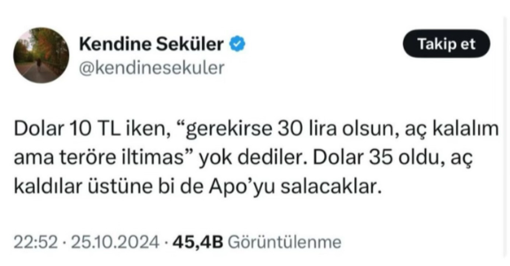 Bir X kullanıcısının aylar önce yaptığı paylaşım.