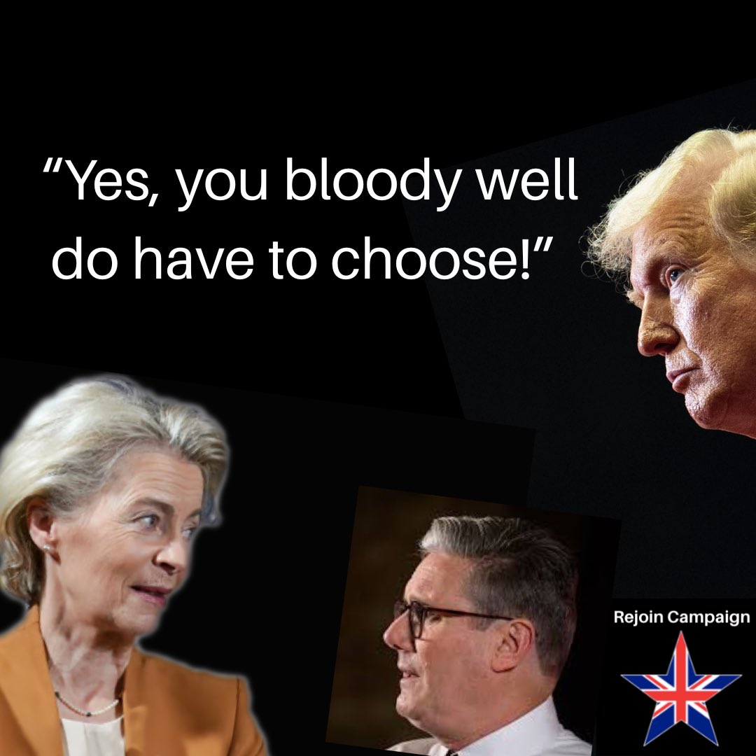 THE BRITISH PEOPLE WANT THE EU NOT TRUMP!

Trump isn’t going to give Britain a ‘special deal’. We do 17% of our trade with the US and we get Trump tariffs. 

We do 45% of our trade with the EU and we erected Brexit trade barriers. 
WE’RE NUTS!

CHOOSE! GET BREXIT UNDONE!