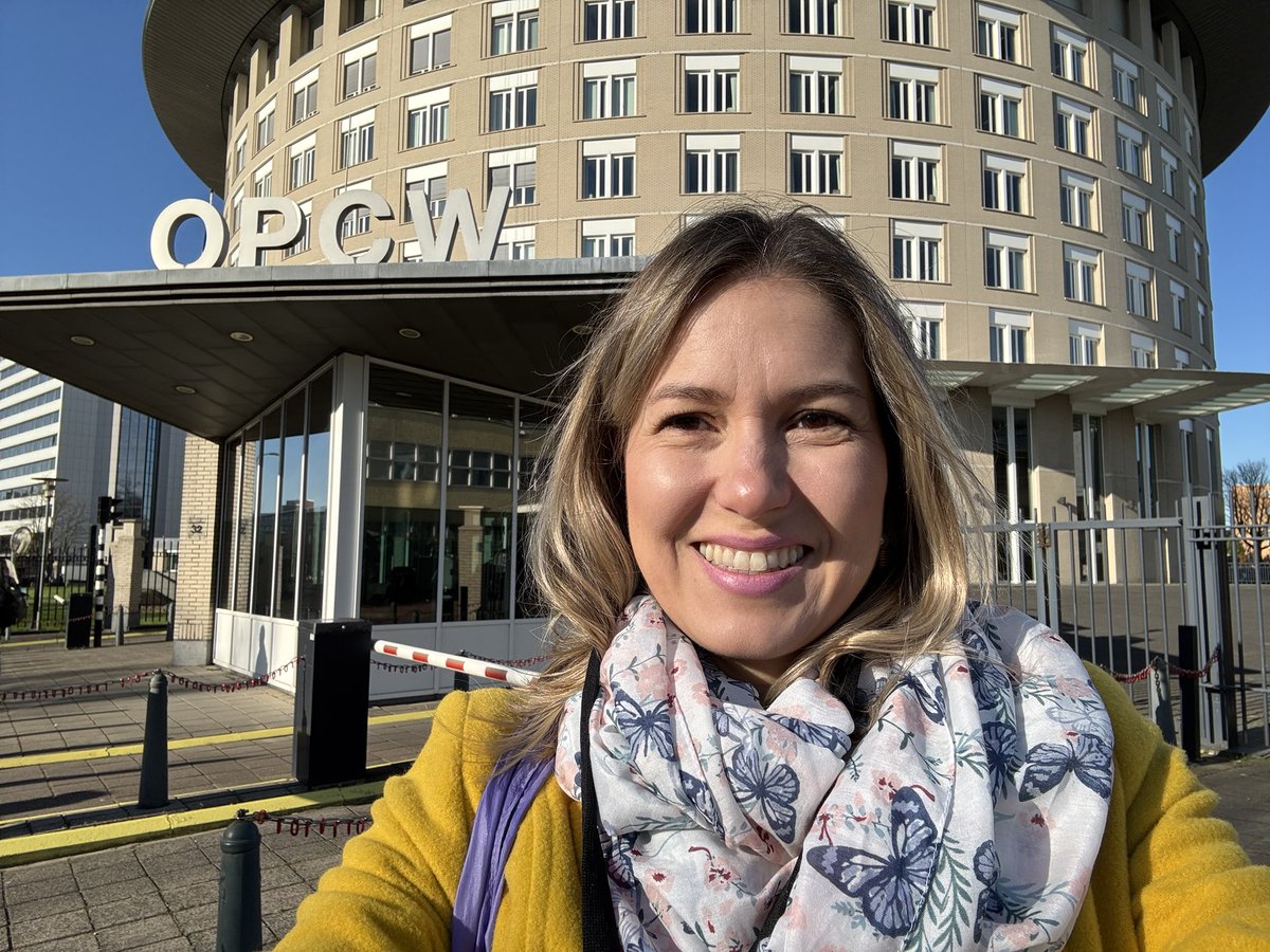 Great to be at the Organisation for the Prohibition of Chemical Weapons for the meeting of the scientific advisory board in The Hague! <a href="/OPCW/">OPCW</a>