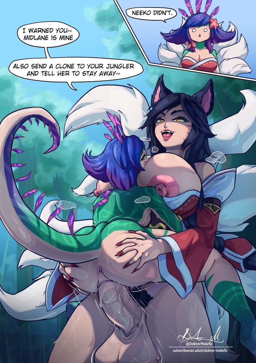 🦊"Neeko's Encounter 1 - 3"🦎| #LeagueOfLegends 
Here is the full mini comic. Neeko ain't returning to fountain anytime soon.