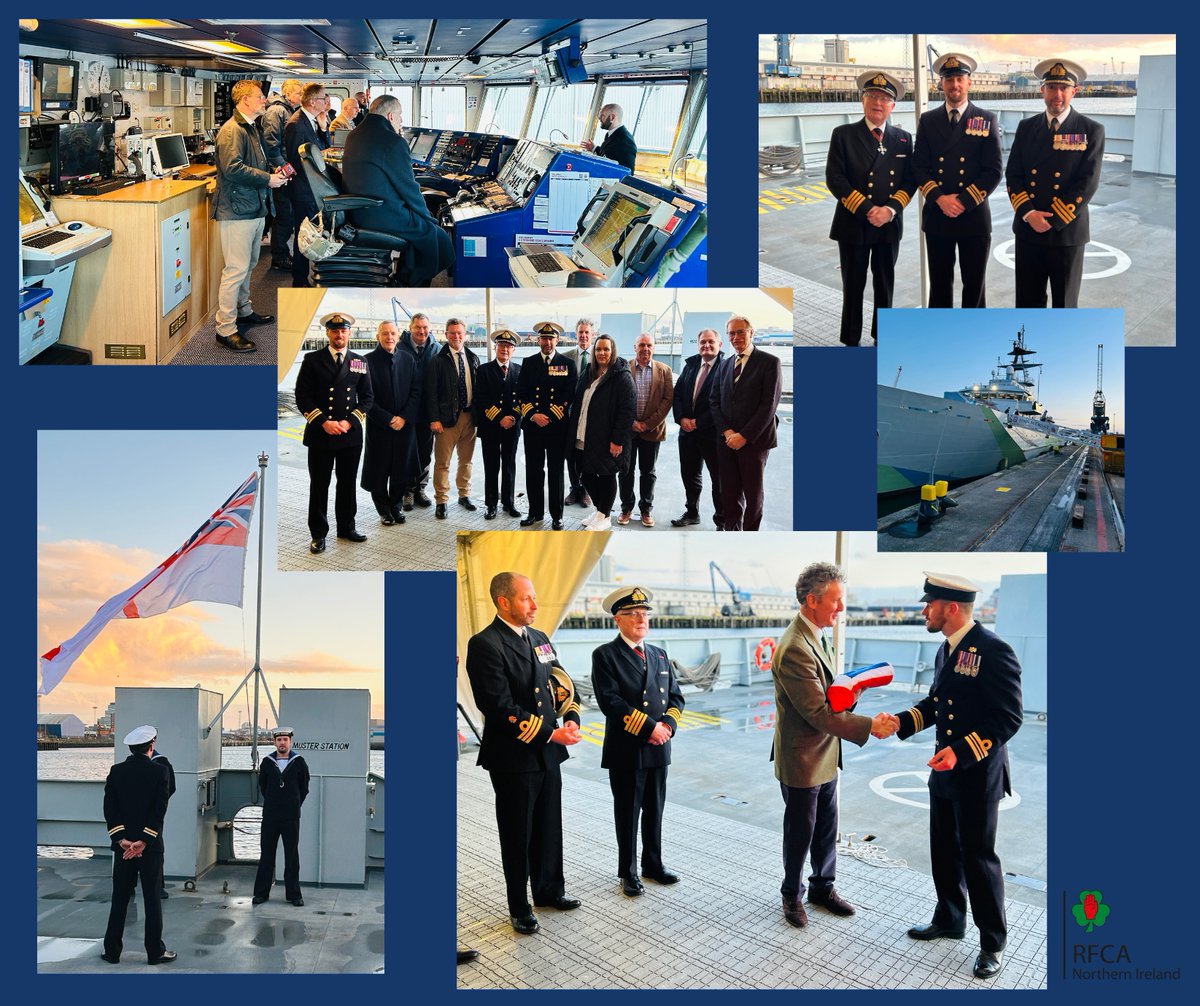 RFCA NI (@rfcani) on Twitter photo RFCA NI members were privileged to visit HMS MERSEY while she was docked in Belfast this weekend - Great to hear of how many of the ship's crew started their careers in the Cadets or Reserves. <a href="/DRMNINEWS/">Defence Relationship Management NI (DRM NI)</a> <a href="/RNinNIreland/">Royal Navy in Northern Ireland</a> RFCA NI members were privileged to visit HMS MERSEY while she was docked in Belfast this weekend - Great to hear of how many of the ship's crew started their careers in the Cadets or Reserves. <a href="/DRMNINEWS/">Defence Relationship Management NI (DRM NI)</a> <a href="/RNinNIreland/">Royal Navy in Northern Ireland</a>
