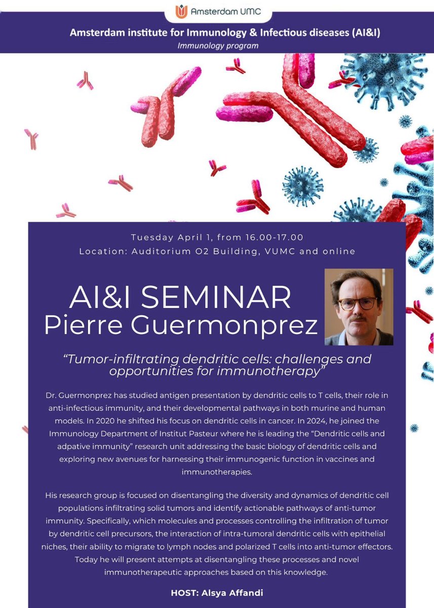 Alsya Affandi (@jubillix) on Twitter photo Delighted to be able to host <a href="/GuermonprezLab/">GuermonprezLab</a> for our <a href="/AIIresearch/">Institute for Immunology and infectious Diseases</a> seminar today! Looking forward to the talk today on #dendriticcells #immunotherapy <a href="/ScienceLab_MCBI/">Mol. Cell Biology and Immunology Lab</a> Delighted to be able to host <a href="/GuermonprezLab/">GuermonprezLab</a> for our <a href="/AIIresearch/">Institute for Immunology and infectious Diseases</a> seminar today! Looking forward to the talk today on #dendriticcells #immunotherapy <a href="/ScienceLab_MCBI/">Mol. Cell Biology and Immunology Lab</a>