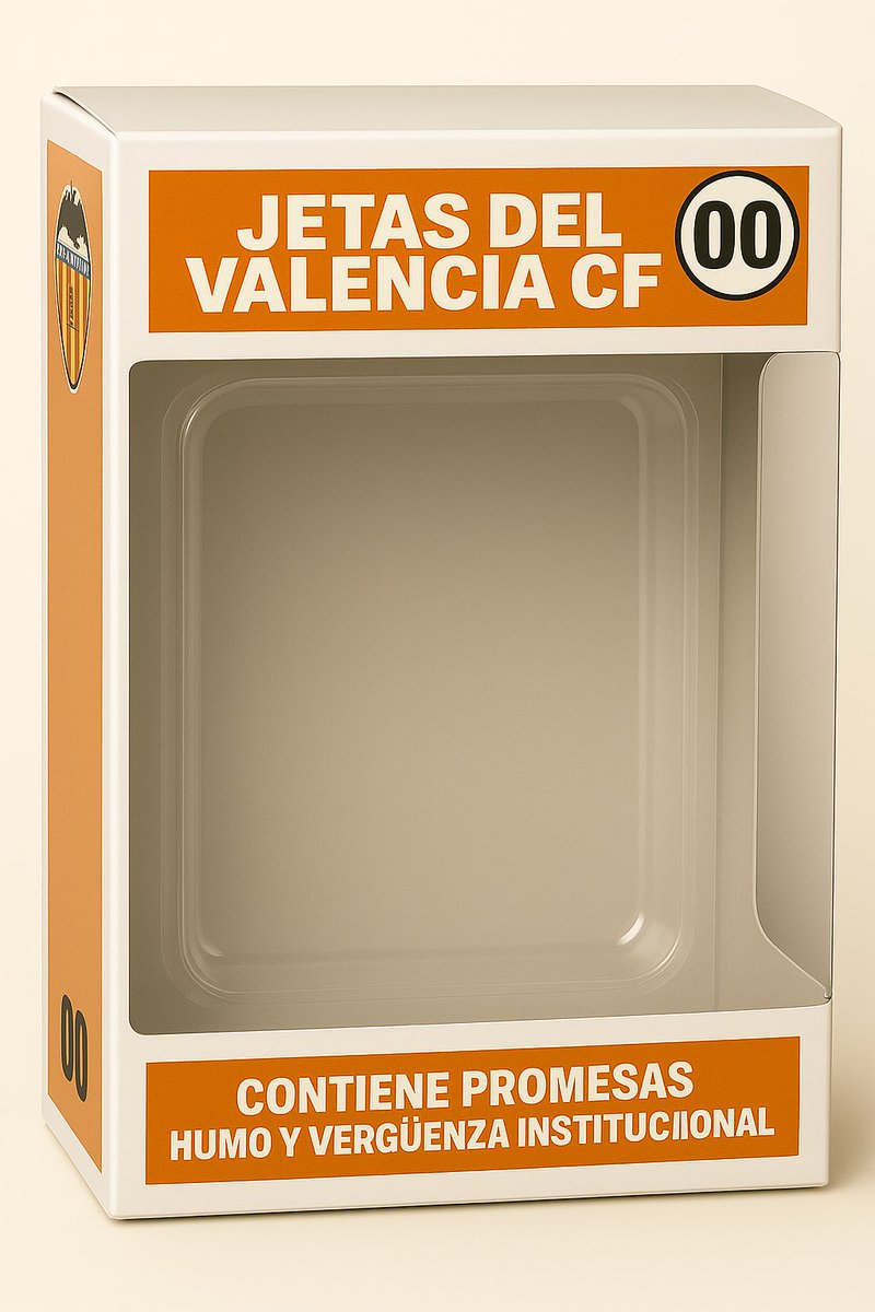vcfdestroy's tweet image. ¿Creías que lo habías visto todo con el Valencia CF?

He creado una colección de Funko Pops que resume 10 años de esperpento institucional.

Esta es la figura número 00:
“Contiene promesas, humo y vergüenza institucional.”

Abro hilo.

#JETASDELVALENCIACF #ValenciaCF #FunkoPop