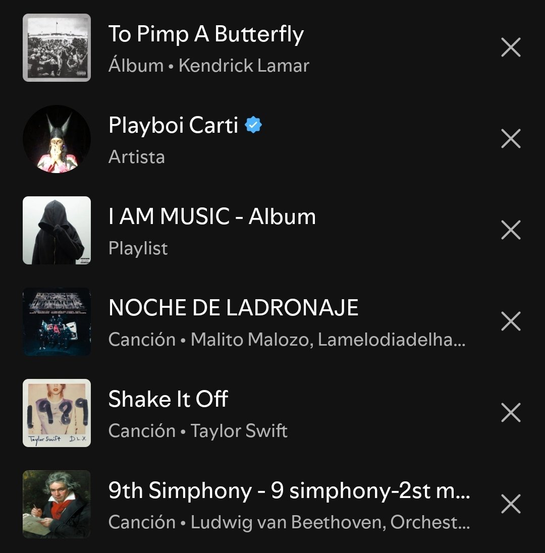 elol2772's tweet photo. mi busqueda de spotify https://t.co/coM4mhqwu4