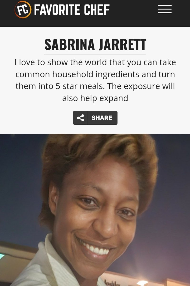One of my goals for this year is to step out of my comfort zone. So I decided to enter this competition 🤭.

Place your vote to see me compete!
favchef.com/2025/sabrina-j…

#favoritechef2025 
#cooking
#competition