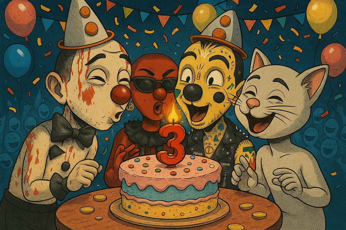 Happy birthday to all the web3 fools!

wait, why is a gutter cat near us? maybe because they are the best joke?