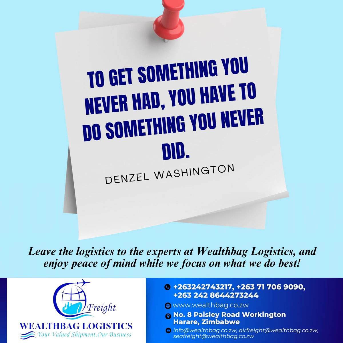 Wealthbag Logistics tweet media