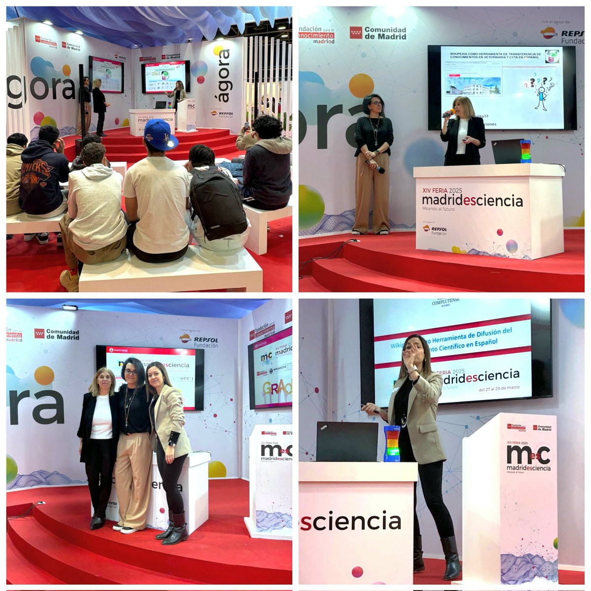 UdcVet's tweet photo. @VeterinariaUCM @wikimedia_es @MaraAriasAlvar1 📢📢📢 Ya puedes leer nuestra reseña del evento, y también ver el video.

✨️"Wikipedia como herramienta de difusión del conocimiento científico en español” #MadridesCiencia

🔗▶️ Lee aquí: https://t.co/4nKALbCI3B https://t.co/XAOQaPdLEc