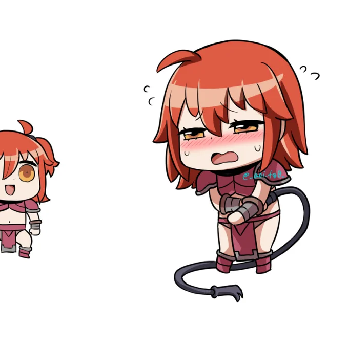 こっちのぐだ子は恥ずかしがりそう 