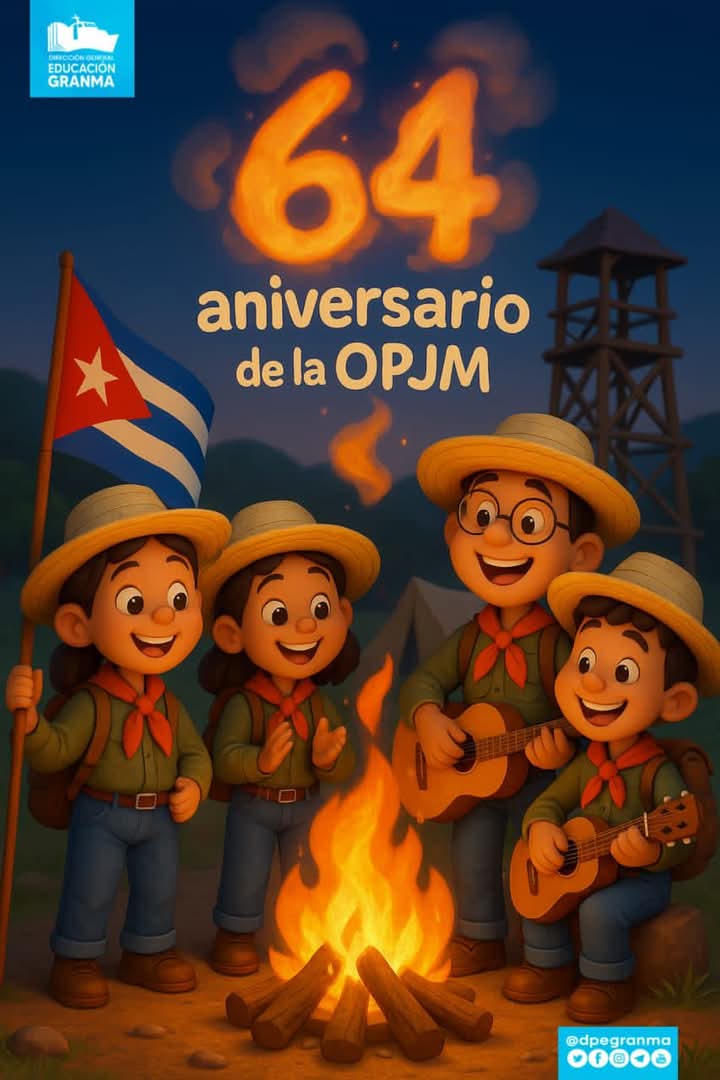 ¡#EducaciónGranma  te invita a celebrar el 4 de abril por todo lo alto!
🌟 Solo faltan  2 días para tu gran fiesta.
#CubaMined #ProvinciaGranma #SiempreJoven
Javier Alejandro Hernández Rosales.
(Comunicación DGE.)
