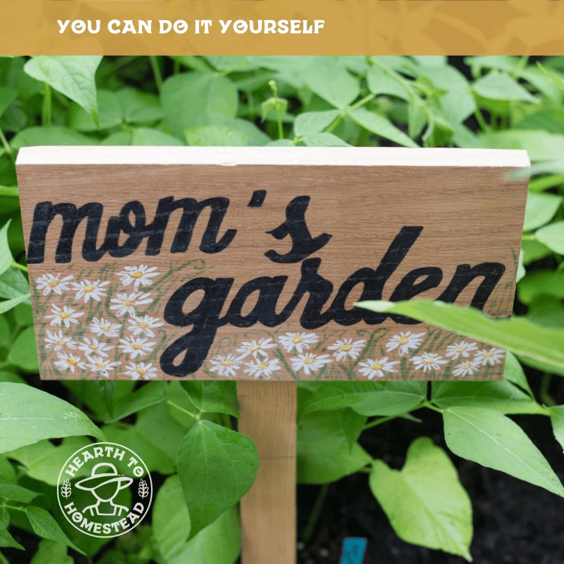 🎨 Customized Garden Signs: Paint old wooden planks or slates with garden quotes or plant names. Use waterproof paint for durab... #homesteading #homesteadingcanada #farming #farm #countryliving #gardening #homesteadliving #smallfarm #farmher #garden #farmstead #backyardhomestead