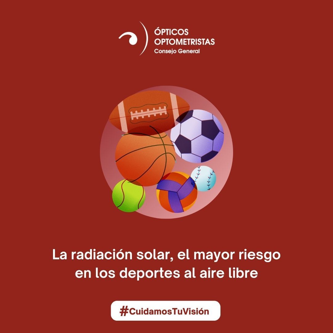 PalomeraOpticos's tweet photo. 🌞
Tened cuidado pues los #rayosUV ya pegan fuerte en #Abril.
Por tu #confortVisual y rendimiento en los #deportes.
🏃 🚴 🥎
#cataratas #gafasdeSol #polarizadas y con #filtroUV
#cgcoo #SaludVisual
en #palomeraOpticos donde #CuidamosTuVisión. https://t.co/qB2EkaMJKt