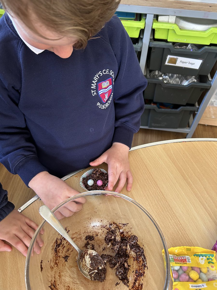 Chocolate Easter nests #chocolatenests #helpinguslearn #lovingcooking