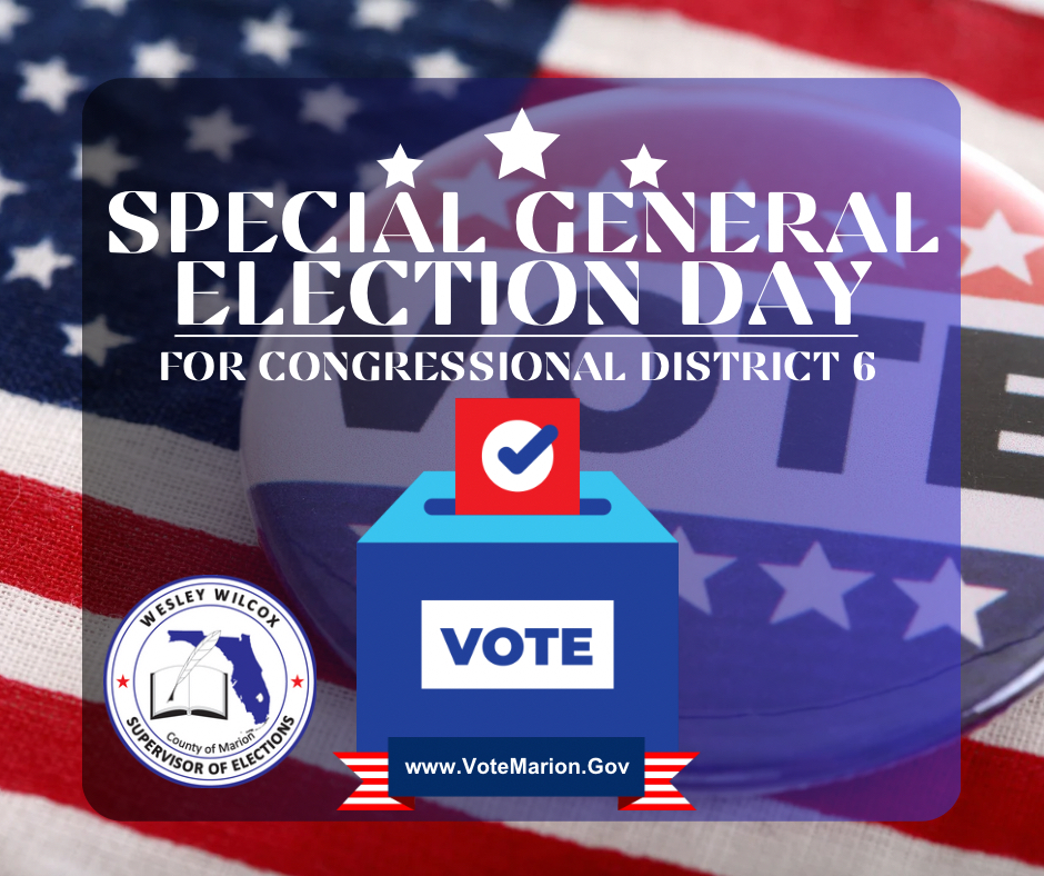 📣Today is Election Day for the Special General Election!  *ONLY FOR VOTERS IN CONGRESSIONAL DISTRICT 6*📣 
Polls are open from 7am-7pm! 
You must vote at your home precinct.