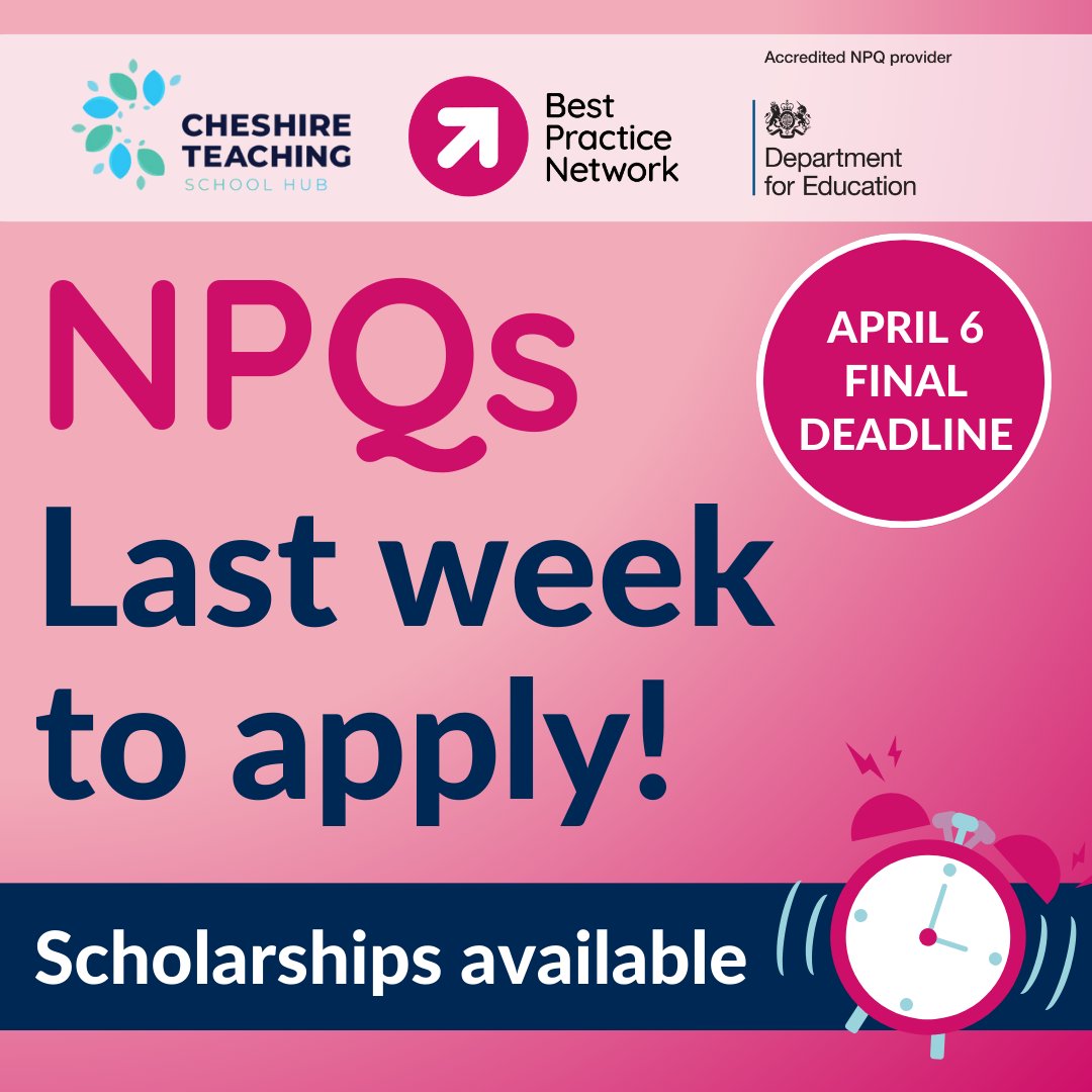 Cheshire Teaching School Hub tweet media