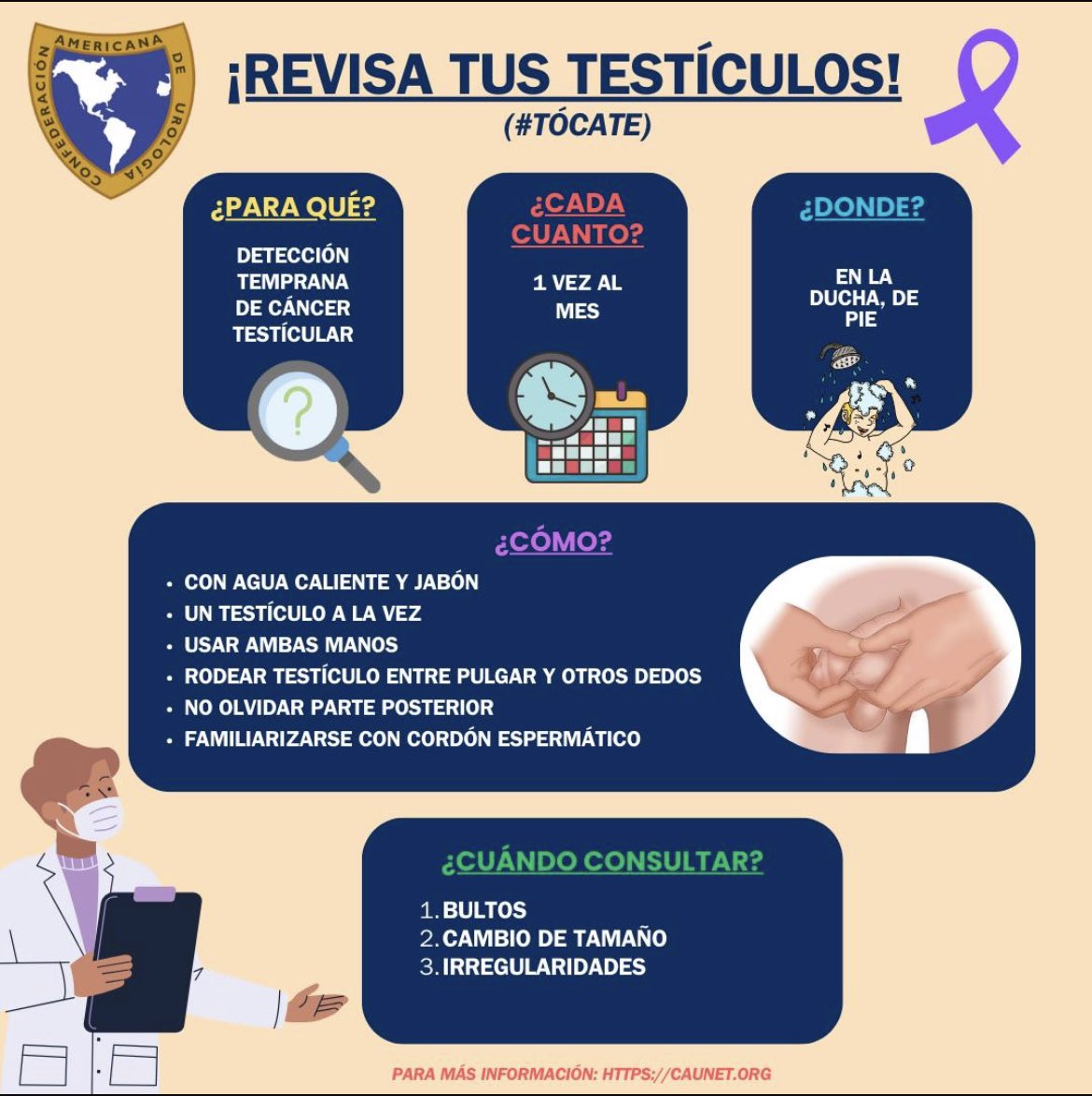 Luis Ebel (@luisebel1) on Twitter photo Hoy iniciamos mes “lila”🟣Concientización de Cáncer Testicular, el más frecuente del hombre joven. Comparto artículo hoy Diario Austral de #Valdiviacl y l@s invito a participar de esta y todas las actividades que se programen durante el mes 💪<a href="/Urolchi/">Sociedad Chilena de Urología</a> <a href="/CAU_URO/">Confederación Americana de Urología (CAU)</a> <a href="/marcos_ilabaca/">Marcos Ilabaca</a> Hoy iniciamos mes “lila”🟣Concientización de Cáncer Testicular, el más frecuente del hombre joven. Comparto artículo hoy Diario Austral de #Valdiviacl y l@s invito a participar de esta y todas las actividades que se programen durante el mes 💪<a href="/Urolchi/">Sociedad Chilena de Urología</a> <a href="/CAU_URO/">Confederación Americana de Urología (CAU)</a> <a href="/marcos_ilabaca/">Marcos Ilabaca</a>