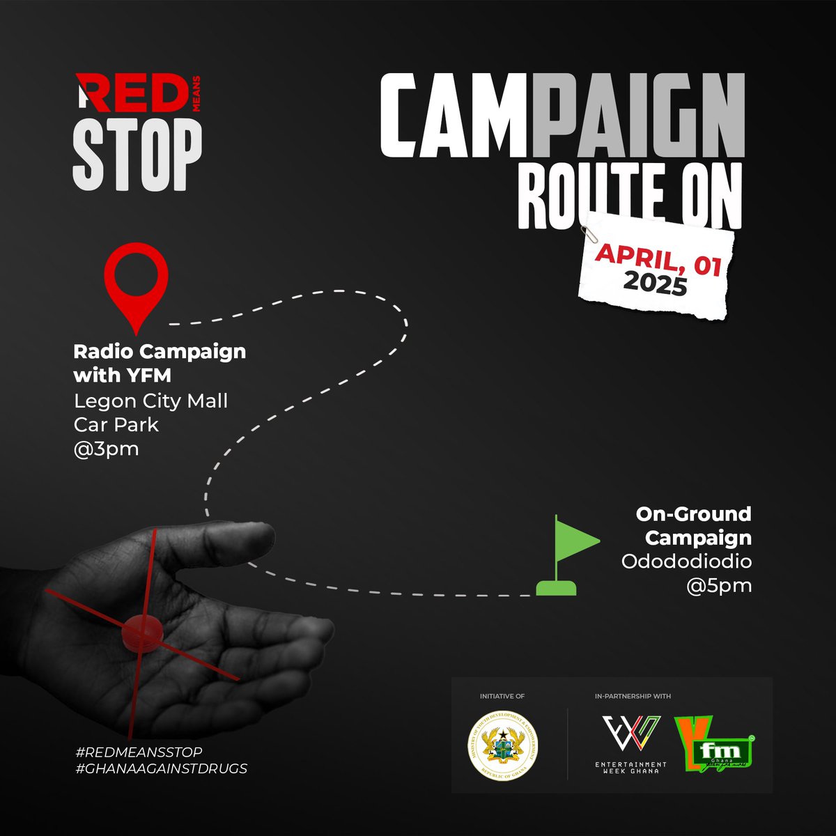 obiba_jk2's tweet photo. Today, let's converge at Legon City Mall Car Park for the live outdooring with YMF. #RedStop @georgeoaddo @mydeghana https://t.co/ZNw4quOsw6