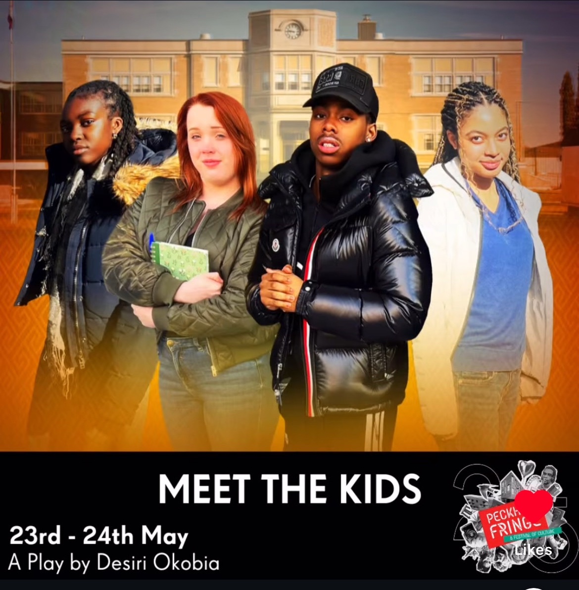 MissDeeOk's tweet photo. My original stage play Meet the Kids is coming to Theatre Peckham this May!
It’s a powerful coming-of-age story . . .
Join us May 23 &amp; 24.
Tickets live now: https://t.co/8SaGulHI8n

#MeetTheKidsPlay #PeckhamFringe25 #NewWriting #BlackBritishTheatre https://t.co/sgWEYQ31in