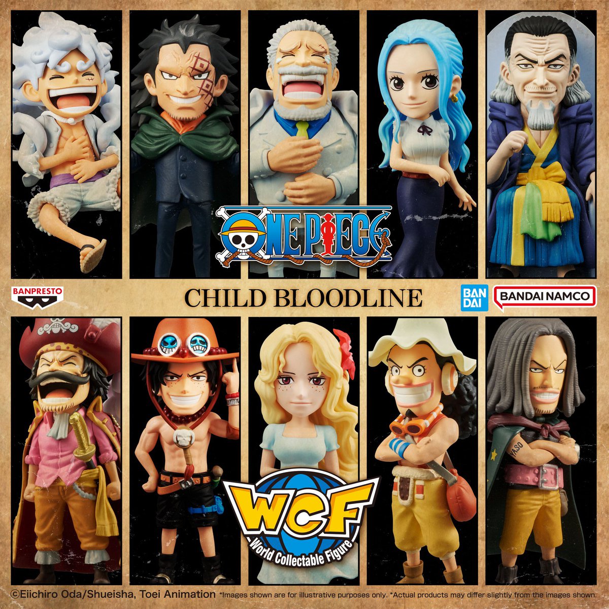 最新情報】 ①ワンピース ワールドコレクタブルフィギュア-親子の血筋