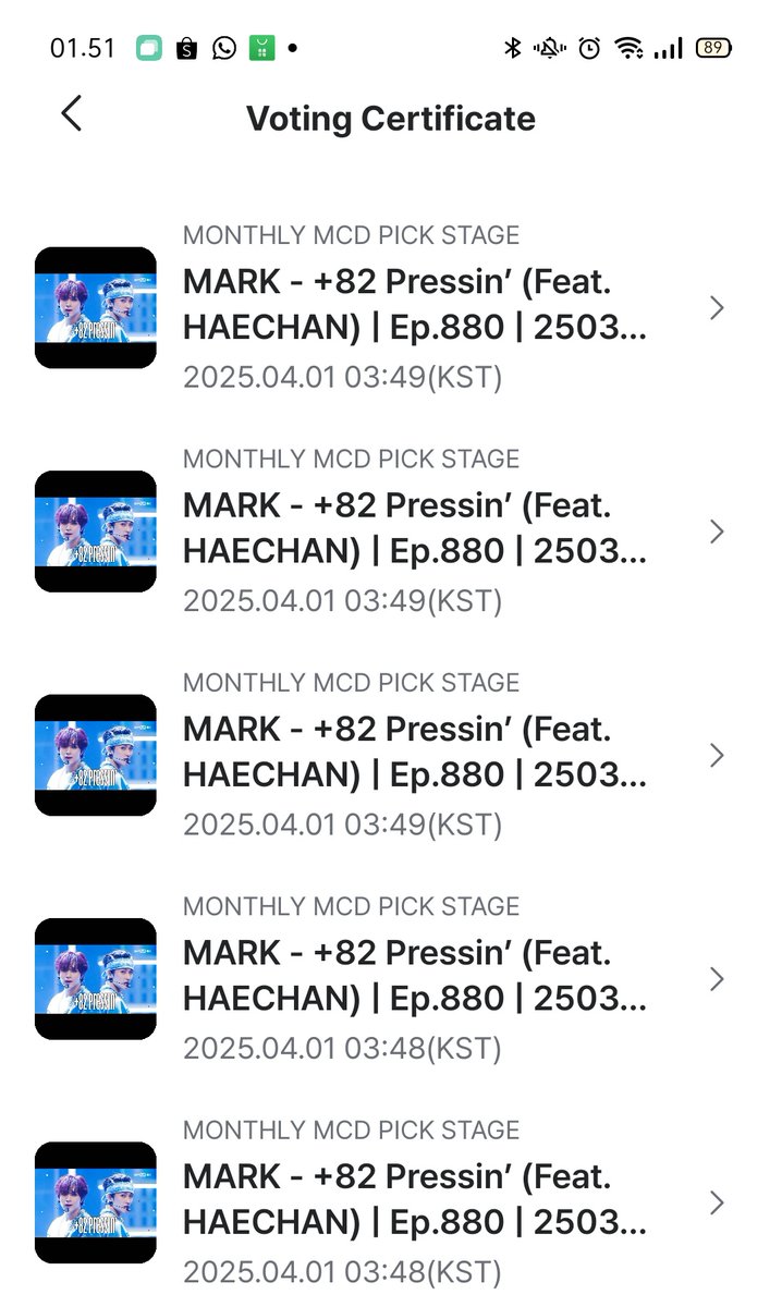 haechilech's tweet photo. markfs, sfs, mhist, let's go vote our strongest duo
• 1 account can vote 5x
• END TONIGHT!!! (22.00 WIB)
🎁 trophy & national olive young ad
🔗: https://t.co/be69CxTb5X
#MARK_82Pressin #MarkftHaechan
#HAECHANFirstFeaturing https://t.co/F0fXINtmQv