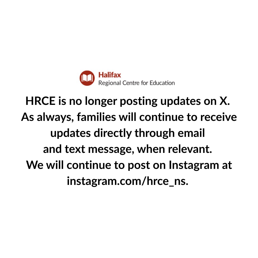Halifax Regional Centre for Education tweet media