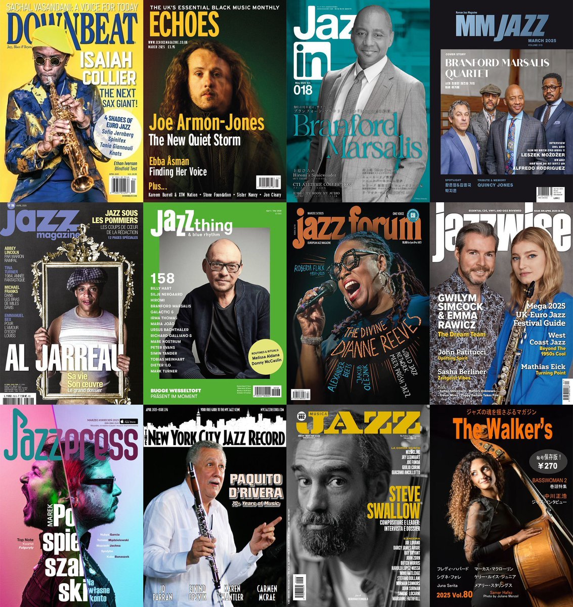 Brian Hurst (@soulandjazz) on Twitter photo Current issues... in the world of #Jazz: <a href="/DownBeatMag/">DownBeat Magazine</a> <a href="/Echoesmag/">Echoes Magazine</a> <a href="/Jazin_mag/">Jaz.in</a> #MMJazz #JazzMagazine #JazzThing #JazzForum <a href="/Jazzwise/">Jazzwise</a> <a href="/JazzpressPL/">JazzPRESS</a> <a href="/nycjazzrecord/">NYC Jazz Record</a> <a href="/musica_jazz/">Musica Jazz </a> <a href="/TheWalkers27/">The Walker’s 鯉登正之</a> ▶️ buff.ly/Ad0oC8E #JazzInPrint Take a moment. #Discover Current issues... in the world of #Jazz: <a href="/DownBeatMag/">DownBeat Magazine</a> <a href="/Echoesmag/">Echoes Magazine</a> <a href="/Jazin_mag/">Jaz.in</a> #MMJazz #JazzMagazine #JazzThing #JazzForum <a href="/Jazzwise/">Jazzwise</a> <a href="/JazzpressPL/">JazzPRESS</a> <a href="/nycjazzrecord/">NYC Jazz Record</a> <a href="/musica_jazz/">Musica Jazz </a> <a href="/TheWalkers27/">The Walker’s 鯉登正之</a> ▶️ buff.ly/Ad0oC8E #JazzInPrint Take a moment. #Discover