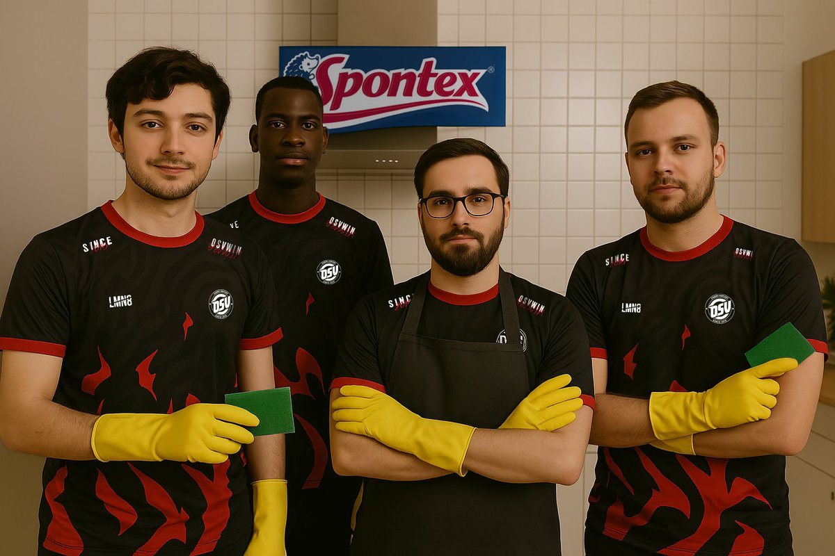 OservEsport's tweet photo. 🧽Un grand ajout à la famille Oserv ! 😍
On passe à la vitesse supérieure.
🧼@SpontexFrance devient le sponsor officiel d'Oserv Esport.
Fini les erreurs, place au #CleanGameplay !😎
#OSVWIN https://t.co/X1k1rLRF5p