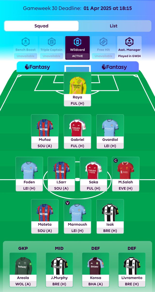 TeachMeFPL's tweet photo. @Pras_fpl Not enough funds to get in Palmer, and then move to Foden 😢 https://t.co/jYk9bz9jII