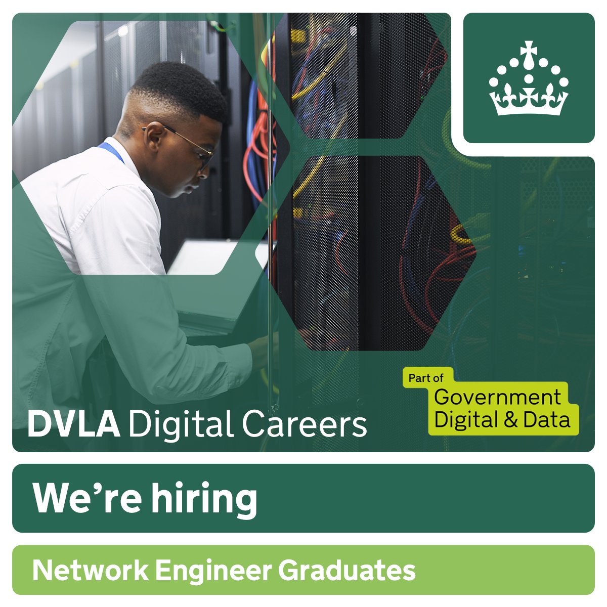 DVLA is looking for Network Engineers to join our graduate programme! 

Do you want to work on maintaining networks that keep millions moving? 🚗

Meet the team at our webinar: ticketsource.co.uk/dvlaitsrecruit…

Apply today: civilservicejobs.service.gov.uk/csr/index.cgi?…