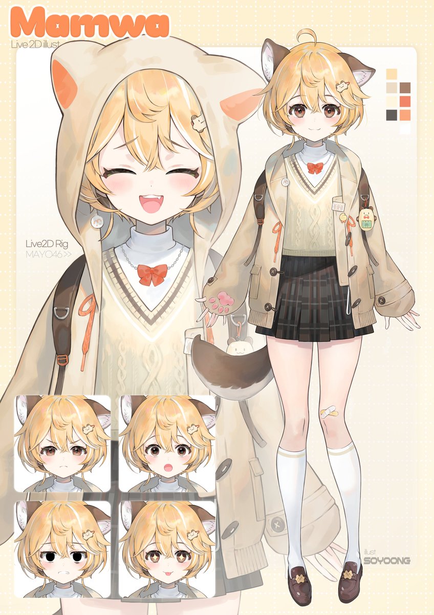 rr_ronron's tweet photo. 마뫄님의 버츄얼 일러스트 작업을 맡았습니다🧡💛
#VTuber https://t.co/MNTzyObLXM