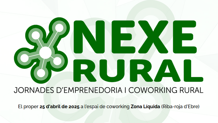 Zona_Liquida's tweet photo. Ja hem obert les Inscripcions pel NEXE RURAL 2025!
Inscripcions de la jornada obertes fins el 24/04/2025
Tiquets pel dinar disponibles fins el 21/04/2025
Més informació i inscripcions:
https://t.co/w980X43Xf2
#coworking #coworkingrural #ruralcoworking #EESS https://t.co/JldglOgQQj