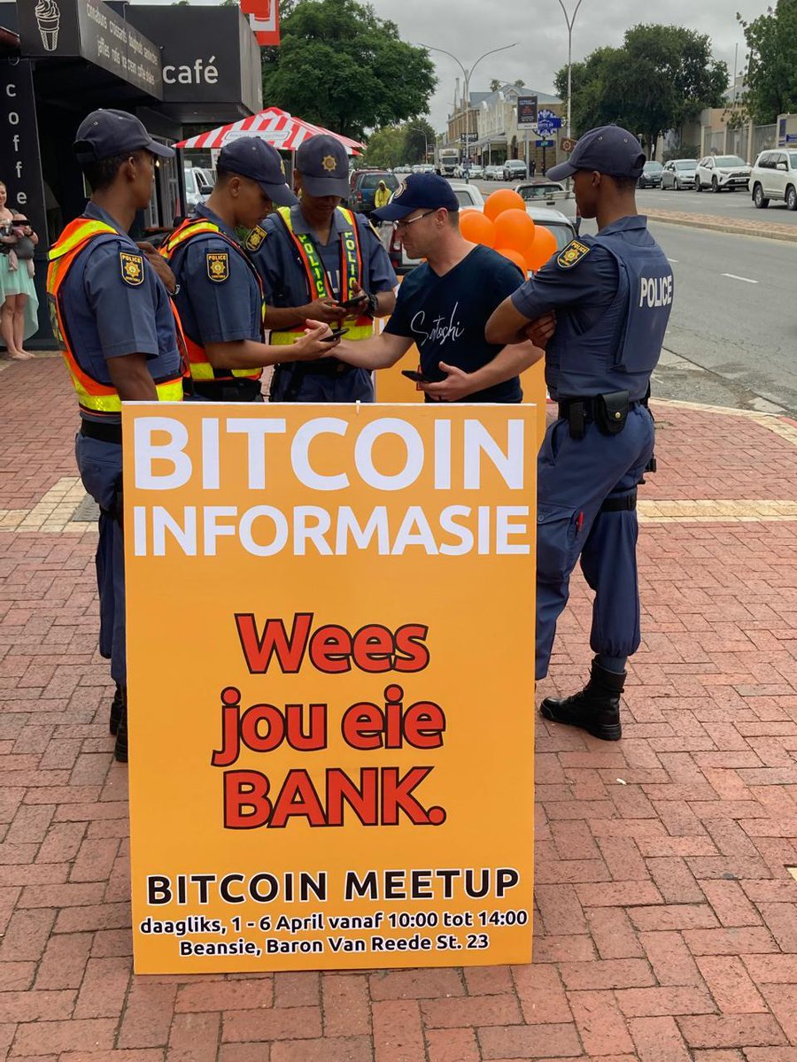 Reminder Daily bitcoin meet ups during the <a href="/KKNKfees/">KKNK</a> 10-2pm, learn about bitcoin!
Final evening Saturday 5th: Presentation and Movie Night in Beans Cafe in Oudtshoorn. wedobitcoin.co.za/business/beans…
<a href="/BitcoinKaroo/">Bitcoin Karoo</a> <a href="/BitcoinPlett/">Bitcoin Plett</a> <a href="/BitcoinEkasi/">Bitcoin Ekasi</a> <a href="/BitcoinUbuntu/">Bitcoin Ubuntu 🧡⚡🇿🇦</a> <a href="/BTCSedgefield/">Bitcoin Sedgefield 🇿🇦</a> <a href="/BitcoinWitsand/">Bitcoin Witsand 🇿🇦</a>