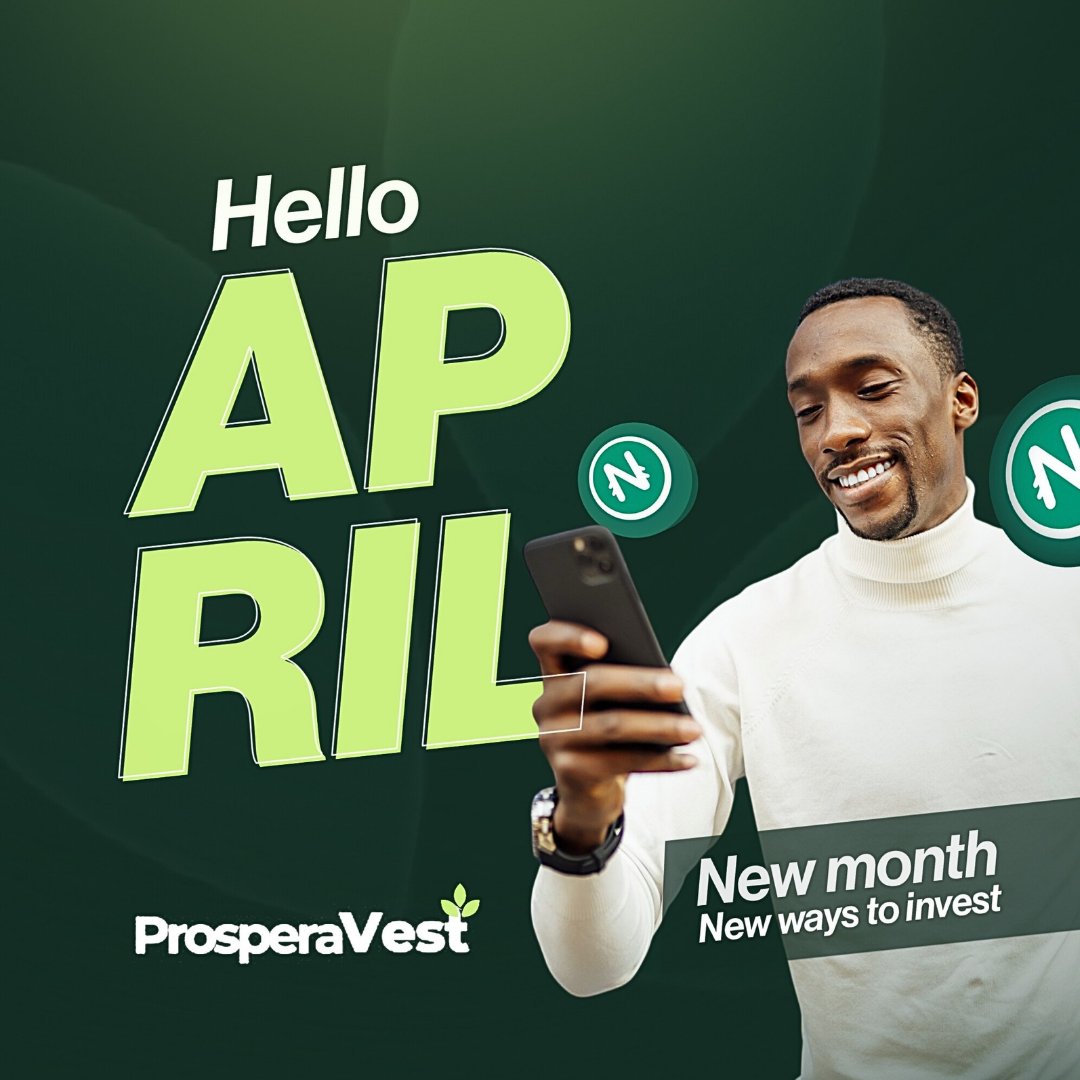 prosperavest's tweet photo. Hello April.

Gm and Happy New Month. https://t.co/LtUix3zTh4