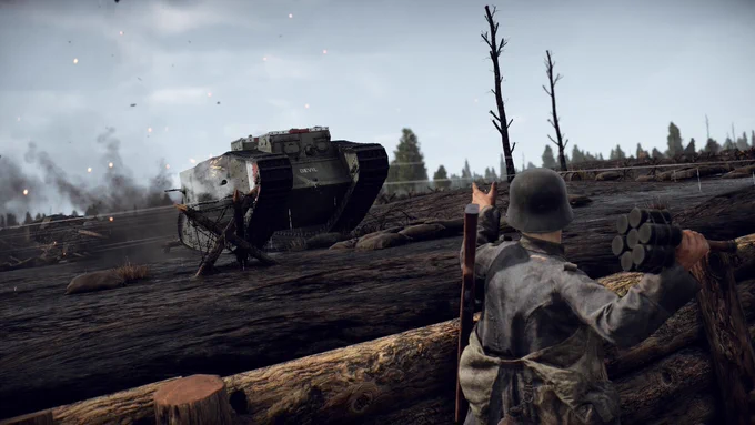 MMOコンバットゲーム『War Thunder』一次大戦テーマのイベント「The Great War」トレイラー公開!AI歩兵を蹴散らしてポイント稼ぎ「歩兵」のCBTを前にAI歩兵を交えた戦闘が楽しめるようです。 