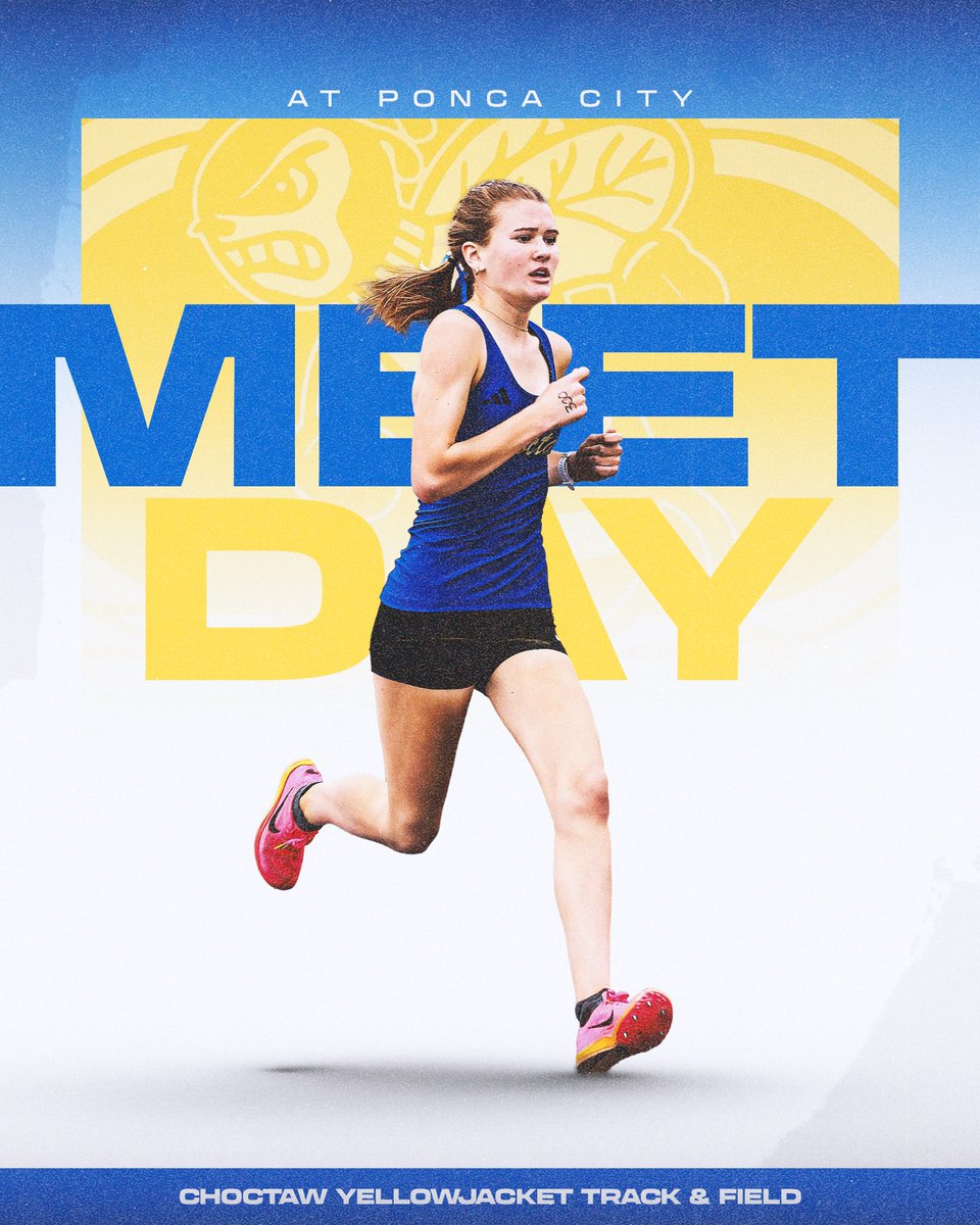 StingEmTrack's tweet photo. Travel the Turnpike for Tuesday Track!

👟  Jerry Runyan Relays 
🕚 9:30 AM All Start
🏟️ Ponca City High School 
📊 https://t.co/c96zyQ8WEb

#StingEm I #GOLDStandardSpeed https://t.co/r4Q6JobQ73