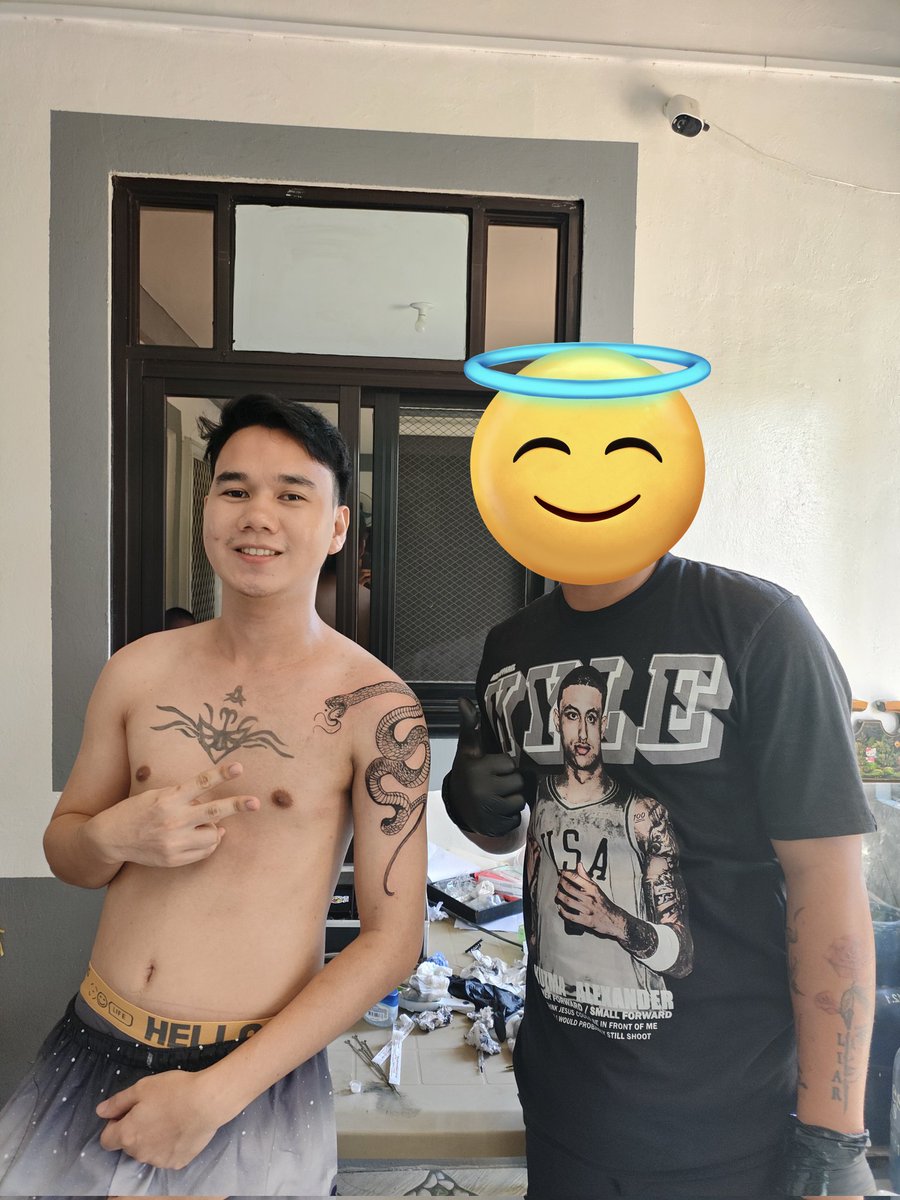 2nd tats unlocked!
Salamat sa tats artist na sobrang muraaa lang HAHAHAHA