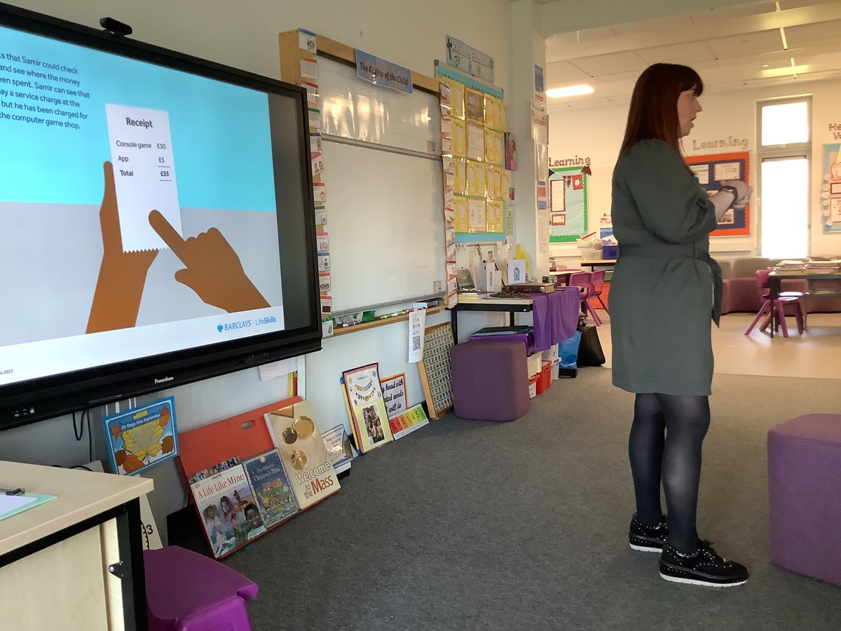 StMarysLargs (@stmaryslargs) on Twitter photo Thanks to Heather and her team from Barclays for visiting Mrs T’s class today. We learned how to manage our money, budget and use banking apps effectively. Thanks to our Parent Council for facilitating this opportunity. #RRSA Article 28 Article 29 <a href="/LifeSkills_Ed/">LifeSkills Teach</a> Thanks to Heather and her team from Barclays for visiting Mrs T’s class today. We learned how to manage our money, budget and use banking apps effectively. Thanks to our Parent Council for facilitating this opportunity. #RRSA Article 28 Article 29 <a href="/LifeSkills_Ed/">LifeSkills Teach</a>