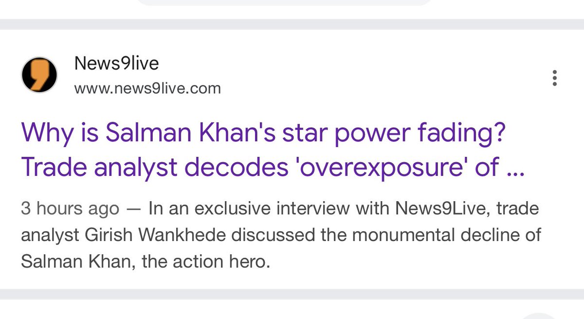 Girish Wankhede (@girishwankhede) on Twitter photo I said so …
<a href="/BeingSalmanKhan/">Salman Khan</a> <a href="/SKFilmsOfficial/">Salman Khan Films</a> <a href="/SalmanKhan_/">Salman Khan FC ⭐™</a> #sikandarnaache #SikandarReview #SikandarEid2025
news9live.com/entertainment/… I said so …
<a href="/BeingSalmanKhan/">Salman Khan</a> <a href="/SKFilmsOfficial/">Salman Khan Films</a> <a href="/SalmanKhan_/">Salman Khan FC ⭐™</a> #sikandarnaache #SikandarReview #SikandarEid2025
news9live.com/entertainment/…