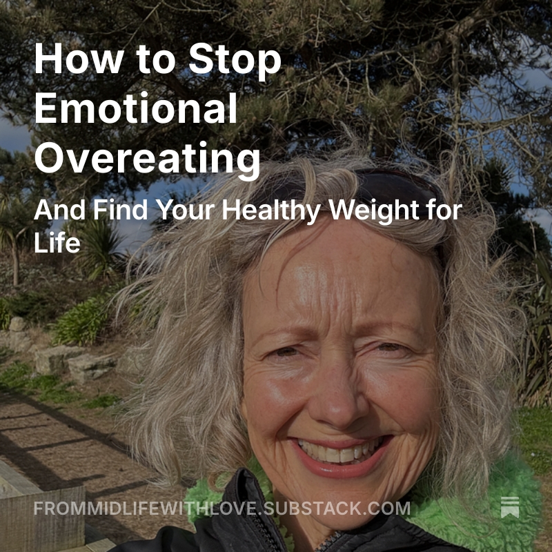 How to stop emotional overeating, find your healthy weight for life and break free from food &amp; body obsession. Now on Substack, with a workshop tonight on Zoom. #overeater #bingeeater #bingeeating